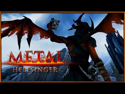 Смотрим на трейлер Metal: Hellsinger – ритм-игра шутер