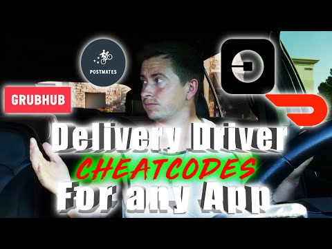 DELIVERY DRIVER CHEATCODES – How to make more money on apps Doordash, Postmates, Ubereats, Grubhub