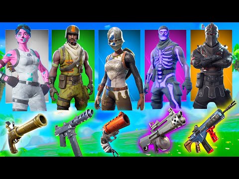 die RANDOM SKIN CHALLANGE mit 1300 SKINS in Fortnite!