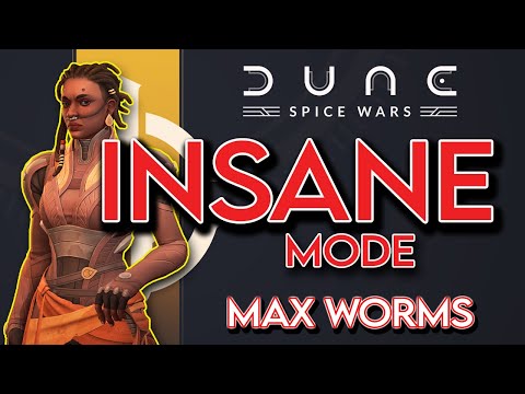 DUNE: SPICE WARS 🔴 | INSANE DIFFICULTY, MAX WORMS & SANDSTORMS! (Dune Spice Wars Fremen Full Game)