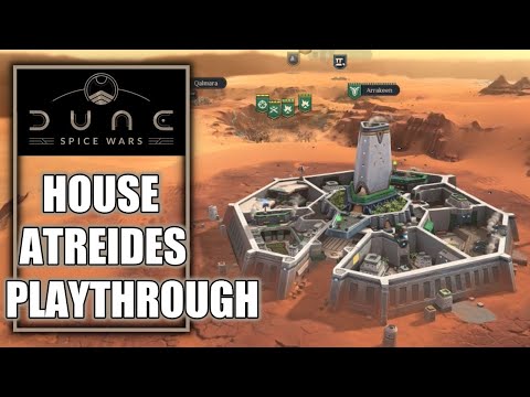 Dune Spice Wars – House Atreides No Commentary Playthrough