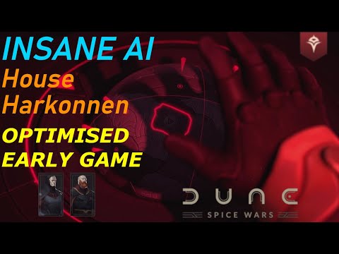 Dune: Spice Wars — Insane AI – House Harkonnen – Optimised Early Game – No Commentary