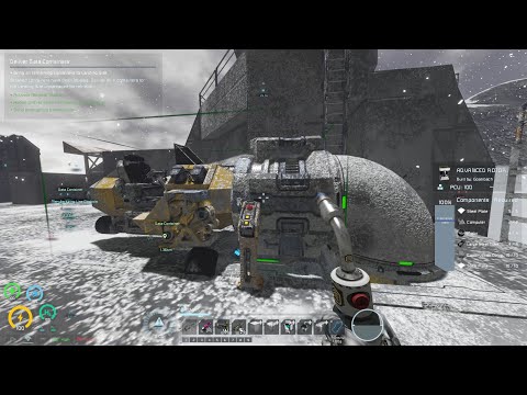 E-Z Snow Speeder Refueling – Frostbite – Space Engineers