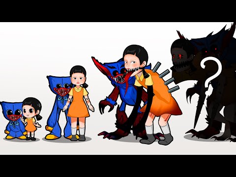 어몽어스  VS   오징어 게임  하기 와기  / Squid game doll – Huggy Wuggy Not a Monster | Among Us Animation