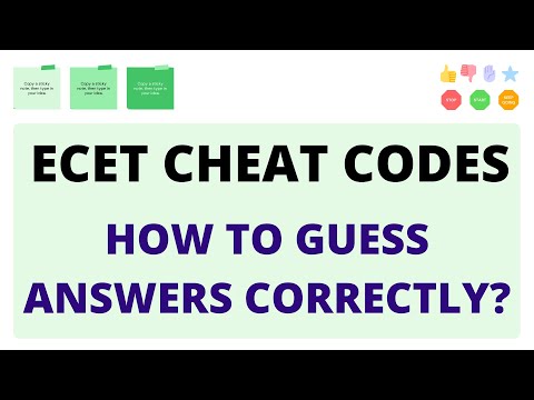 ECET CHEAT CODES || HOW TO GUESS CORRECTLY IN ECET EXAM || 100% WORKING || BEST WAY TO STUDY