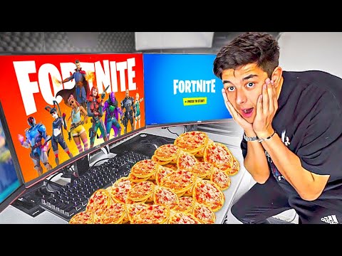 ELKE KILL = 1 PIZZA ETEN in Fortnite 🍕😋