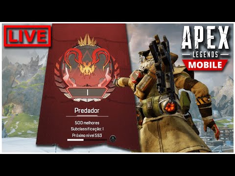EM BUSCA DO PREDADOR NO APEX LEGENDS MOBILE!