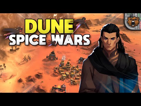 Estratégia em TEMPO REAL no universo incrível de DUNA – Dune: Spice Wars | Jogo Rápido – 4k PT-BR