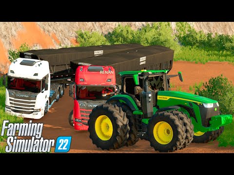 EXCESSO DE PESO NO PUXE DE CALCÁRIO | Farming Simulator 22 | Recanto Mineiro – Episódio 15