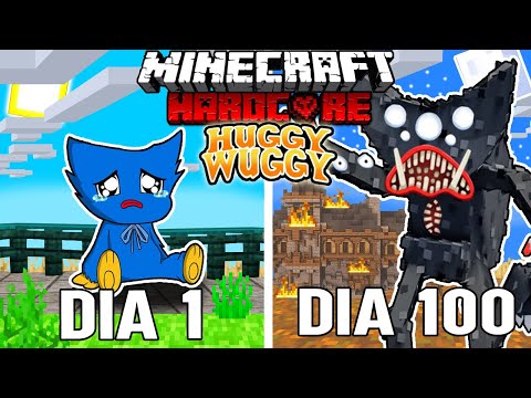 🌀Sobreviví 100 DÍAS siendo un HUGGY WUGGY en Minecraft HARDCORE!