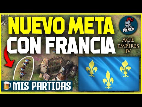 🍺 Imitando la NUEVA ESTRATEGIA que usan los PRO con FRANCIA (Aoe 4)