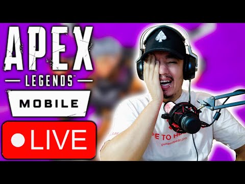 💀APEX LEGENDS MOBILE! O PAI TA ON! GRIND! LIVE EM 2K-60 FPS!
