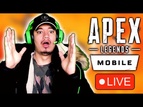 💀APEX LEGENDS MOBILE! TRAMPAR NAO DA XP! GRIND! LIVE EM 2K-60 FPS!