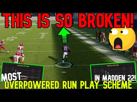 💪CHEAT CODE RUN PLAYS! Hardest Rushing Offense to Stop in Madden NFL 22! Best Plays Tips and Tricks
