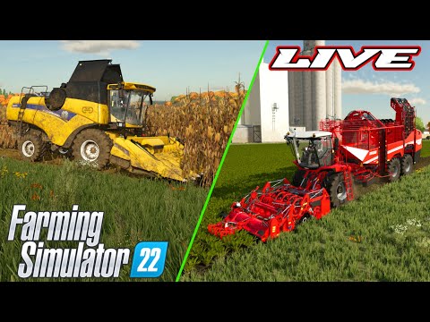 🔴 Late Night LIVE – Double Harvest | Farming Simulator 22