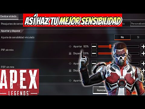 😍TE MOVERAS COMO PRO! COMO HACER TU PROPIA SENSIBILIDAD APEX LEGENDS MOBILE