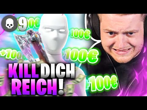 🤩💶ER wird DISQUALIFIZIERT! | 900€ für 1. PLATZ? | Fortnite Kill dich Reich!