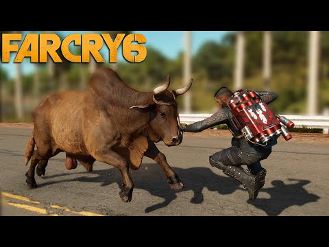 FAR CRY 6 #25 – FUI ATACADO POR UM TOURO MUITO BRAVO!! ( AGITADORA e EPISÓDIO DA GARRAFA )