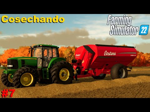 Farming Simulator 22 ARGENTINA (Timelapse) –  COSECHAMOS  LA CEBADA Y EL TRIGO