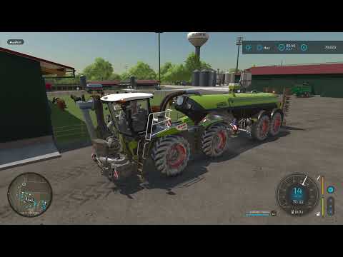 Farming Simulator 22 | CLAAS XERION SADDLE TRAC | Fertilizing | PS5 60 FPS
