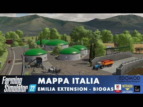 FARMING SIMULATOR 22 🗺️ MAPPA ITALIA EMILIA EXTENSION 🇮🇹 by EDOmod – BIOGAS ITALIA