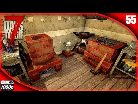 FAZENDO A MELHOR FORJA E FORNALHA DO MOD – 7 Days To Die Undead Legacy