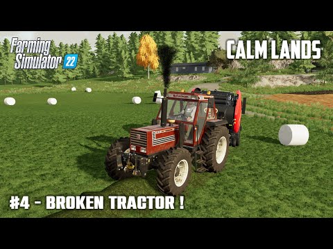 First Product Sale, Making Silage Bales – #4 Calm Lands – Farming Simulator 22