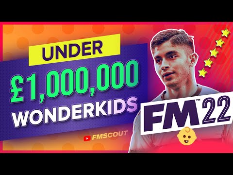 FM22 CHEAP Wonderkids Under 1M | Best Football Manager 2022 Wonderkids