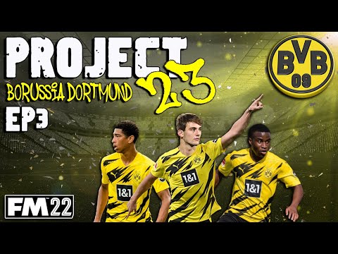 FM22 – EP3 – Project 23 – Borussia Dortmund – Football Manager 2022