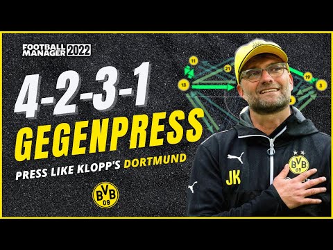 [FM22] GEGENPRESS LIKE KLOPP! | FM22 Tactics | Football Manager 2022
