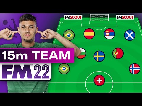 FM22 Wonderkids Team UNDER £15 Million | Football Manager 2022