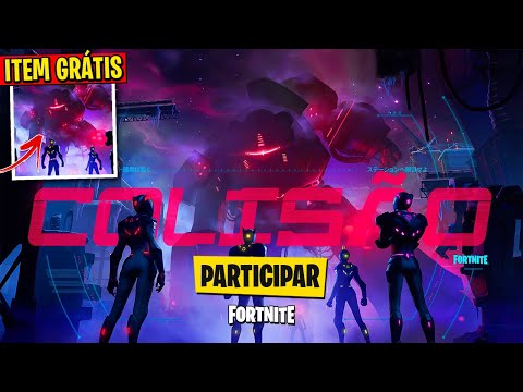 FORTNITE EVENTO FINAL + RECOMPENSAS GRÁTIS COLISÃO (DIA E HORA DO EVENTO AO VIVO)