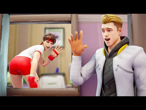 Fortnite Roleplay THE SUS NEXT DOOR NEIGHBOR! (I like her..) (A Fortnite Short Film) {PS5} Fortnite