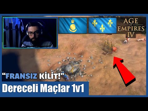 FRANSIZ KİLİT – DERECELİ – Age of Empires 4 Türkçe #51 Aoe 4 Oynanış
