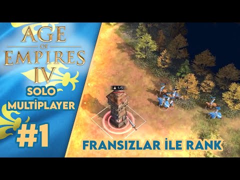 Fransızlar ile Solo Rank – Age of Empires 4 Türkçe