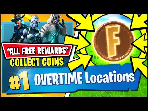*FREE REWARDS* Collect Coins in Featured Creative Islands (Fortnite SEASON 8 OVERTIME CHALLENGES)