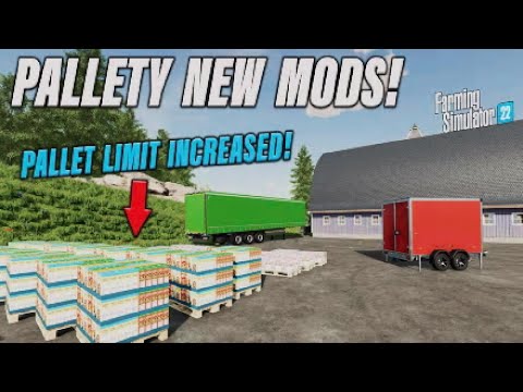 FS22 | PALLETY NEW MODS! (LIMIT INCREASE!)| (Review) Farming Simulator 22 | PS5 | 24th May 2022.