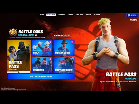 GRATIS *SEASON 3* Chapter 3 Battle Pass in Fortnite 😱
