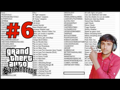 Gta San Andreas 5 Best Cheat Codes 100% Working || gta cheats #gta || ShakirGaming #6