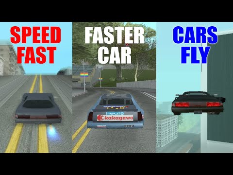 GTA San Andreas – Top 3 Cheats – Car Speed Cheat, Fastest Car Cheat, and Flying Car Cheat