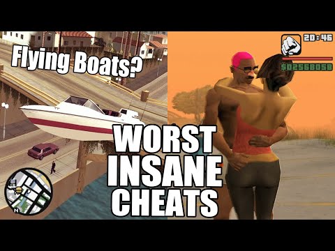 GTA San Andreas Worst Crazy Cheat Codes
