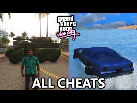 GTA Vice City – All Cheat Codes (Tank, Flying Cars, Drive on Water, Weapons, Weather, and more!)