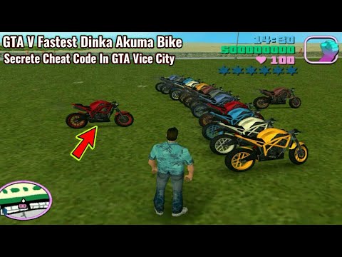 GTA Vice City Bike Cheat Code | GTA V Bike In GTA Vice City | Fastest Dinka Akuma Bike | SHAKEEL GTA