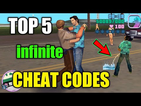 GTA Vice City Top 5 infinite Cheat Codes ( New 2022 ) | SHAKEEL GTA