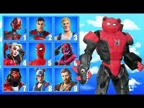 GUESS THE SKIN BY THE MECHA TEAM LEADER STYLE – FORTNITE CHALLENGE