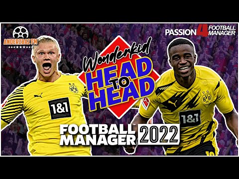 HAALAND vs MOUKOKO | FM22 WONDERKIDS HEAD TO HEAD | Football Manager 2022