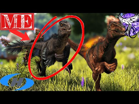 HIDING FROM A SERVER AS A DINO | Server Shenanigans | ARK Survival Evolved