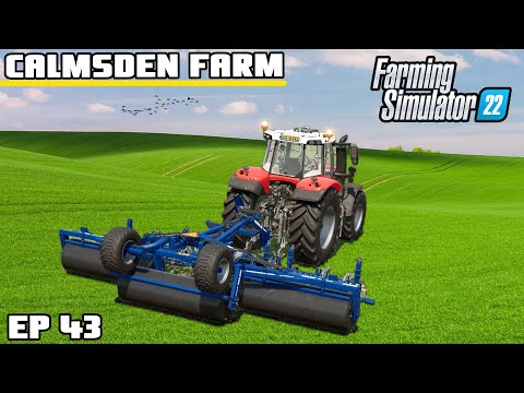 HIGH YIELDING GRASS AT A LOW COST | Calmsden Farm | Farming Simulator 22 – Episode 43