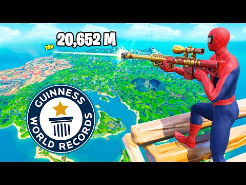 HO BATTUTO 15 WORLD RECORD SU FORTNITE!! *INCREDIBILE*