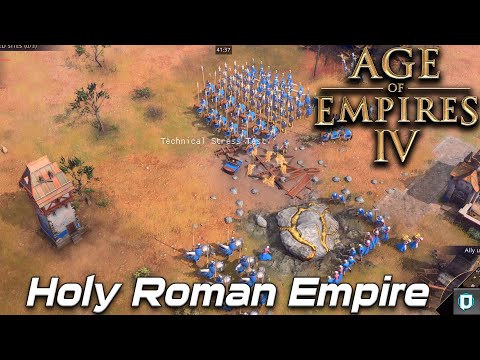 Holy Roman Empire | Age Of Empires 4 – 3v3 Vs Ai – Multiplayer Gameplay – 2021 – Raw Gameplay